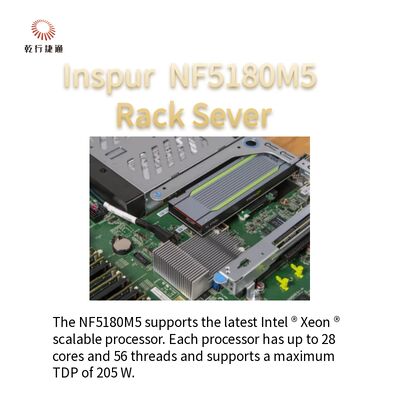Inspur NF5180M5 A 1U Rack Storage Server كثافة حساب سلس
