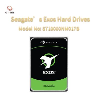 أقراص صلبة من طراز Seagate Exos Enterprise بسعة 10 تيرابايت، رقم الموديل: ST10000NM017B