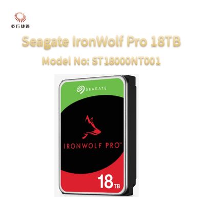 سيجيت إيرون وولف برو 18TB رقم الطراز: ST18000NT001