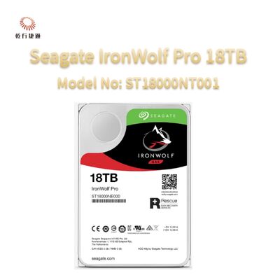 سيجيت إيرون وولف برو 18TB رقم الطراز: ST18000NT001