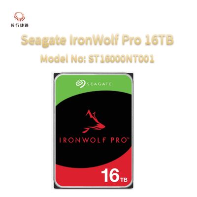 سيجيت آيرون وولف برو 16 تيرابايت رقم الموديل: ST16000NT001