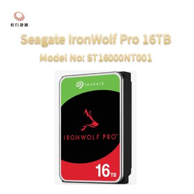 سيجيت آيرون وولف برو 16 تيرابايت رقم الموديل: ST16000NT001