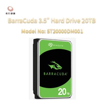 Seagate BarraCuda 3.5" Hard Drive 20TB Model No: ST20000DM001