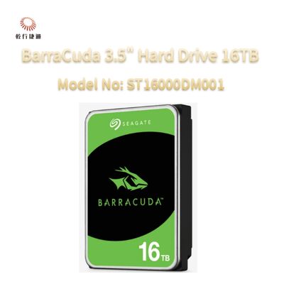 سيجيت باراكودا 3.5 " القرص الصلب 16TB رقم الطراز: ST16000DM001