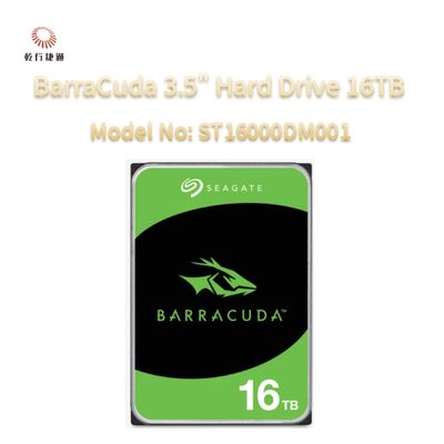 سيجيت باراكودا 3.5 " القرص الصلب 16TB رقم الطراز: ST16000DM001