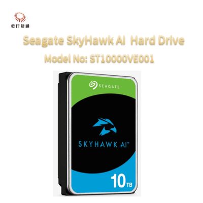 محرك أقراص صلبة للفيديو Seagate SkyHawk AI، رقم الموديل: ST10000VE001