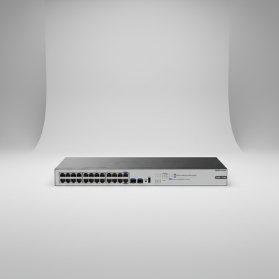 H3C Mini S1226FX 10G Uplink Switch مفتاح أخضر موفر للطاقة