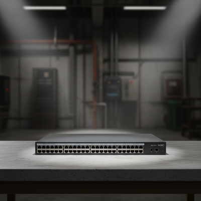 H3C S1248 Full Gigabit Ethernet Switch 48 10/100/1000Mbps منفذ RJ45 للتفاوض التلقائي