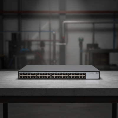 H3C S1248 Full Gigabit Ethernet Switch 48 10/100/1000Mbps منفذ RJ45 للتفاوض التلقائي
