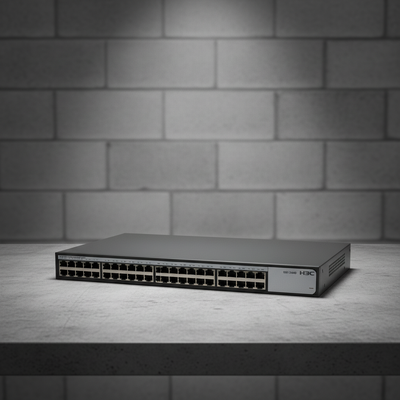 H3C S1248 Full Gigabit Ethernet Switch 48 10/100/1000Mbps منفذ RJ45 للتفاوض التلقائي
