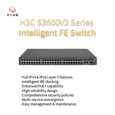 سلسلة H3C S3600V2 المفتاح الذكي IRF السريع لـ Ethernet S3600V2-52TP-SI