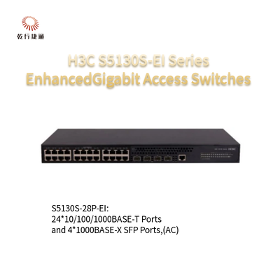 H3C S5130S-EI السلسلة S5130S-28P-EI-H1 محسنة مفاتيح الوصول جيجابيت
