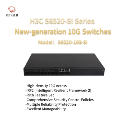 H3C S6520-SI سلسلة S6520-16S-SI الجيل التالي 10 جيجابيت إثنتر سويتش