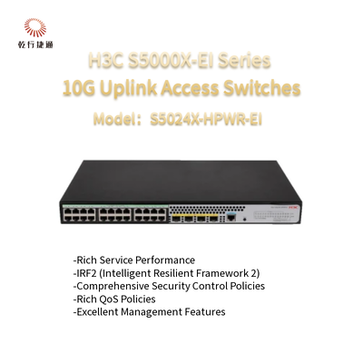 سلسلة H3C S5000X-EI S5024X-HPWR-EI 10G محولات الوصول إلى الوصلة الصاعدة