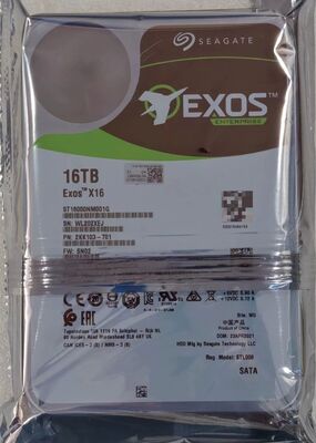 سيجيت ST16000NM001G 16TB القرص الصلب SATA 3.5 بوصة