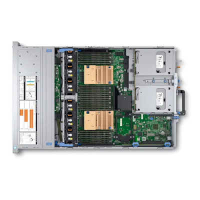 192 تيرابايت خادم التخزين DELL EMC Poweredge R740xd 2U Rack Server