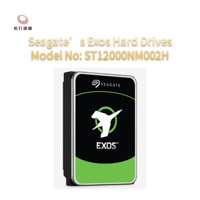 أقراص صلبة من طراز Seagate Exos Enterprise بسعة 12 تيرابايت، رقم الموديل: ST12000NM002H